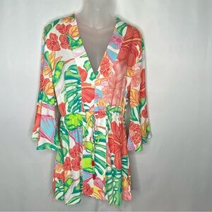 Maaji Joy Caftan in Tropical Multicolor SZ Small